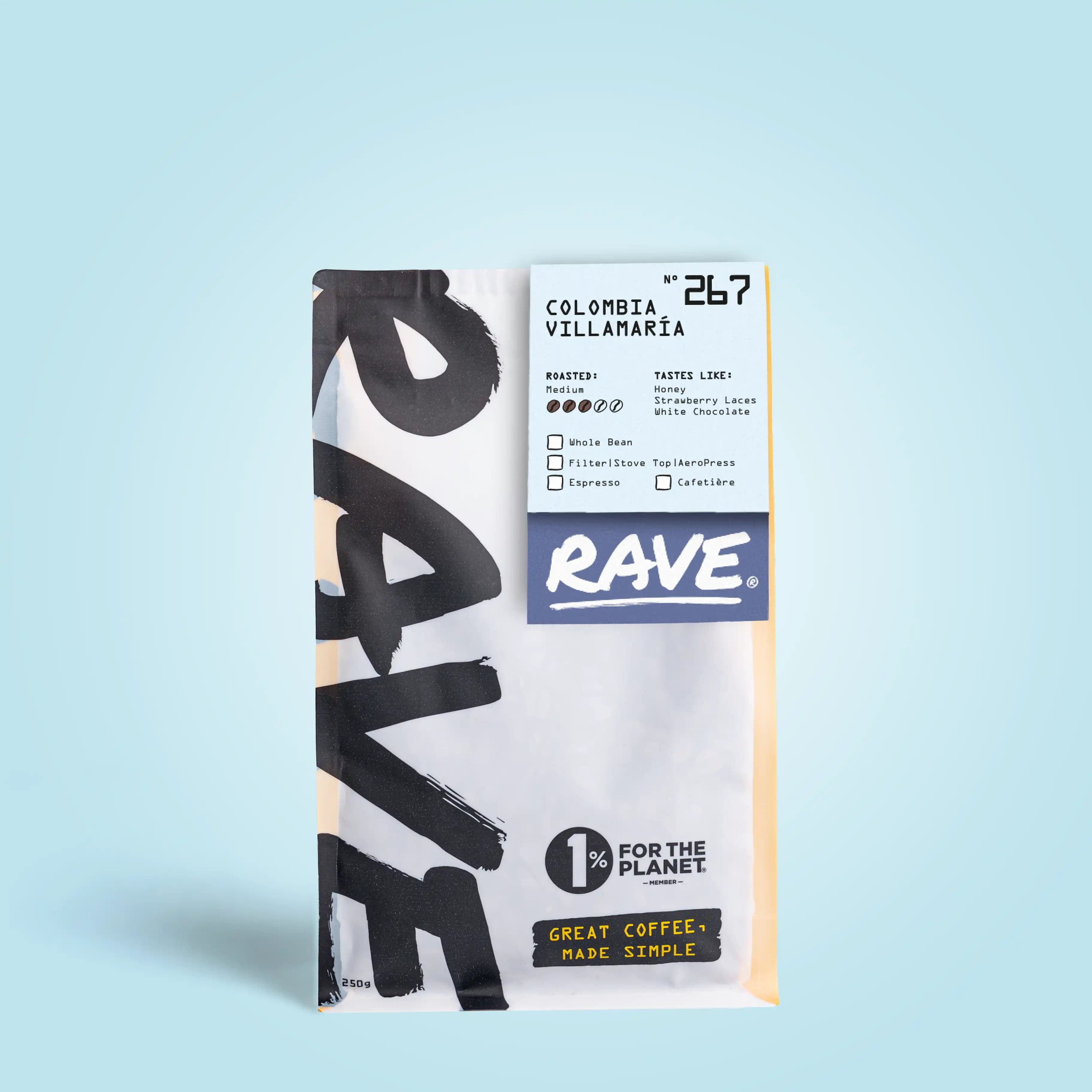 Colombia Villamaría Nº 267 Small (250g) / Whole Bean