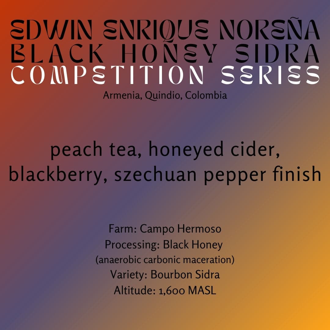 Edwin Enrique Noreña - Black Honey Sidra - Colombia