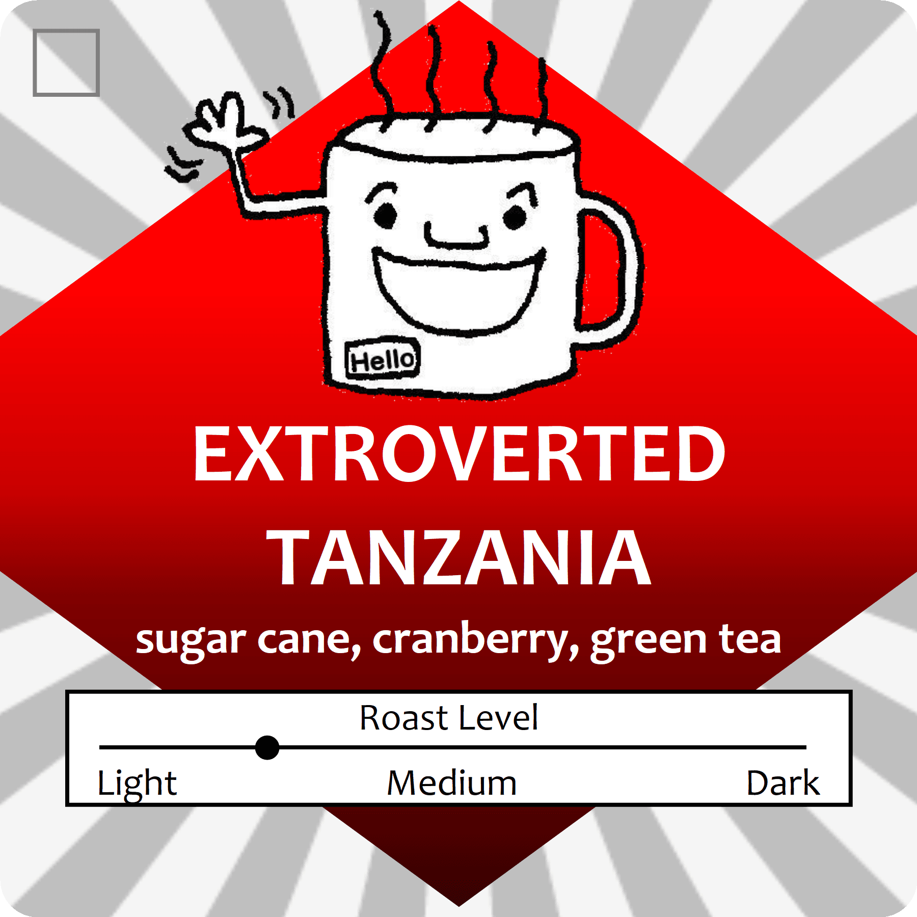 Extroverted Tanzania Coffee - Zanzibar Peaberry Blend