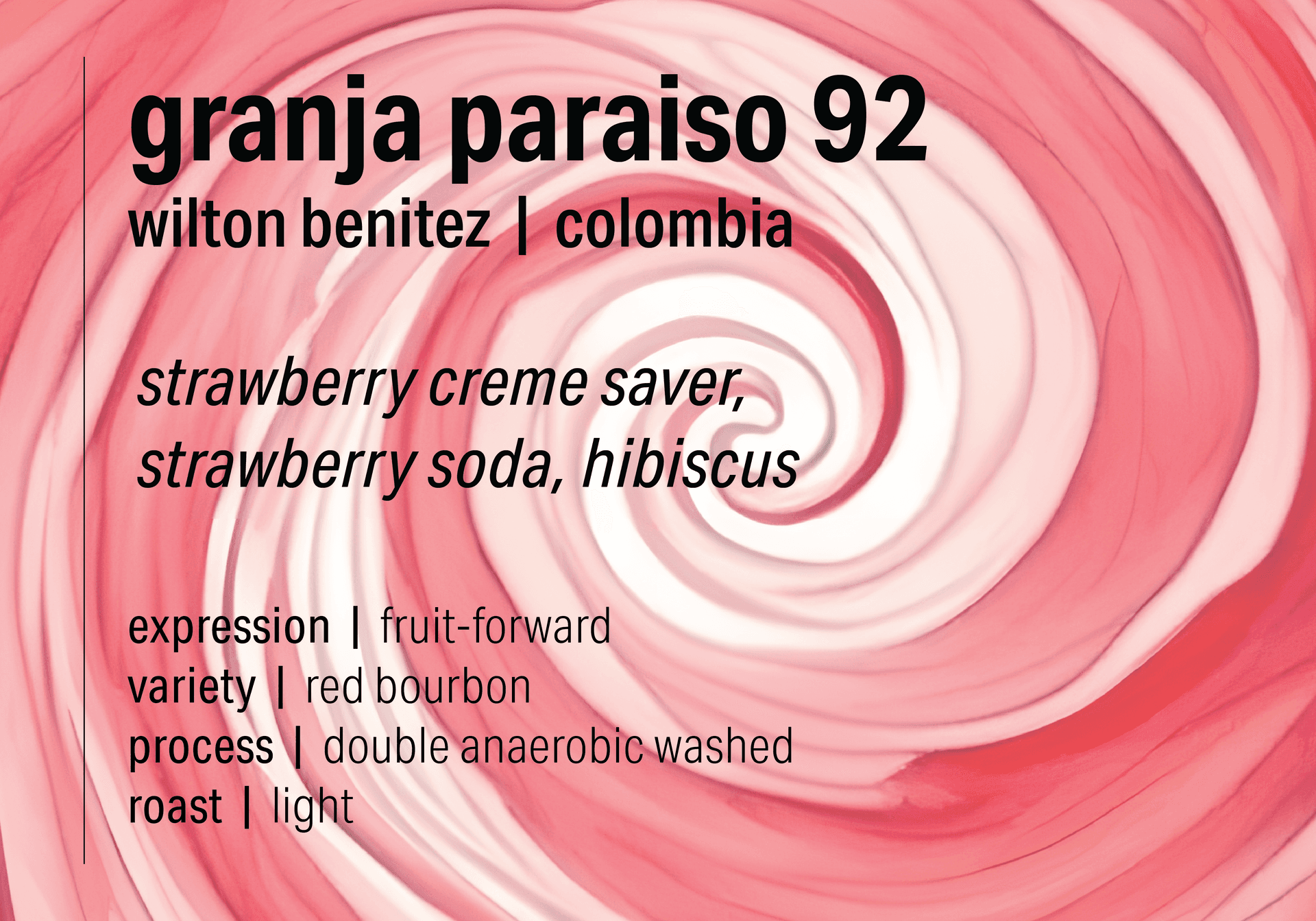 Granja Paraiso 92 - Red Bourbon - Colombia