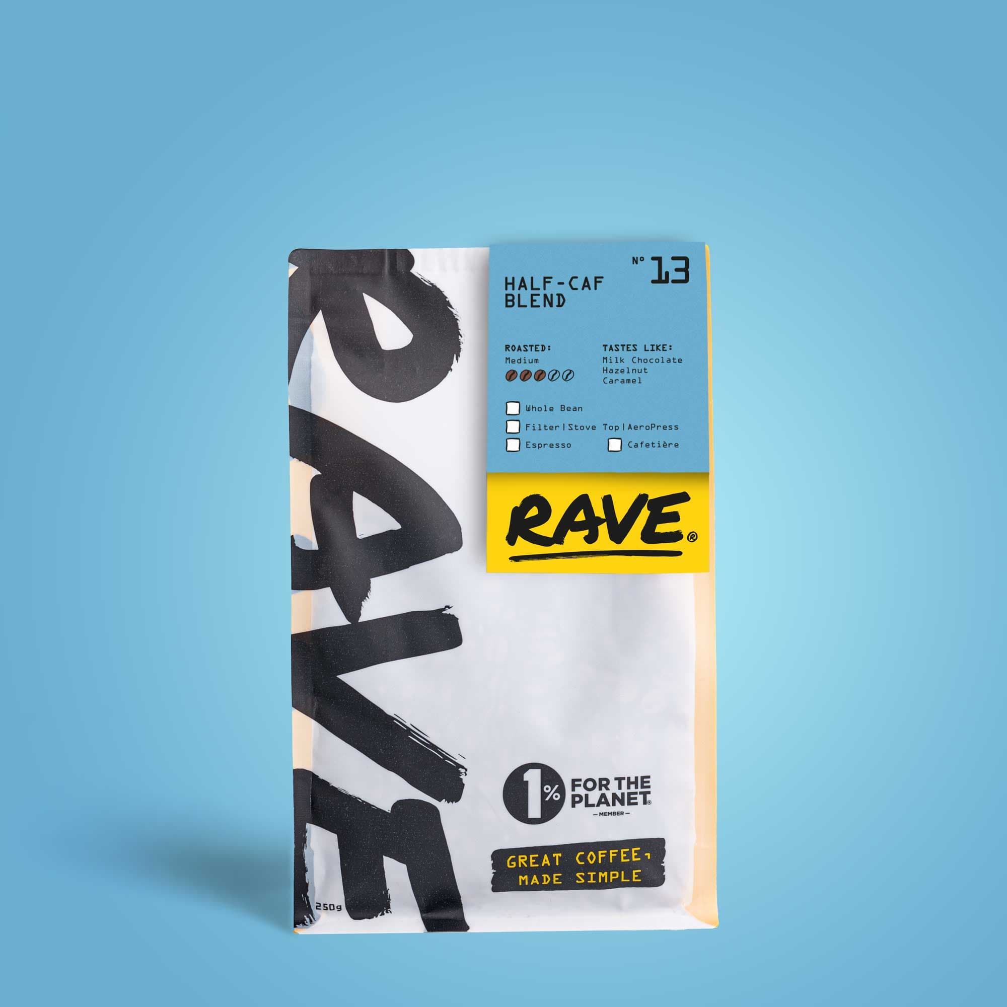 Half Caf Blend Nº 13 Small (250g) / Whole Bean