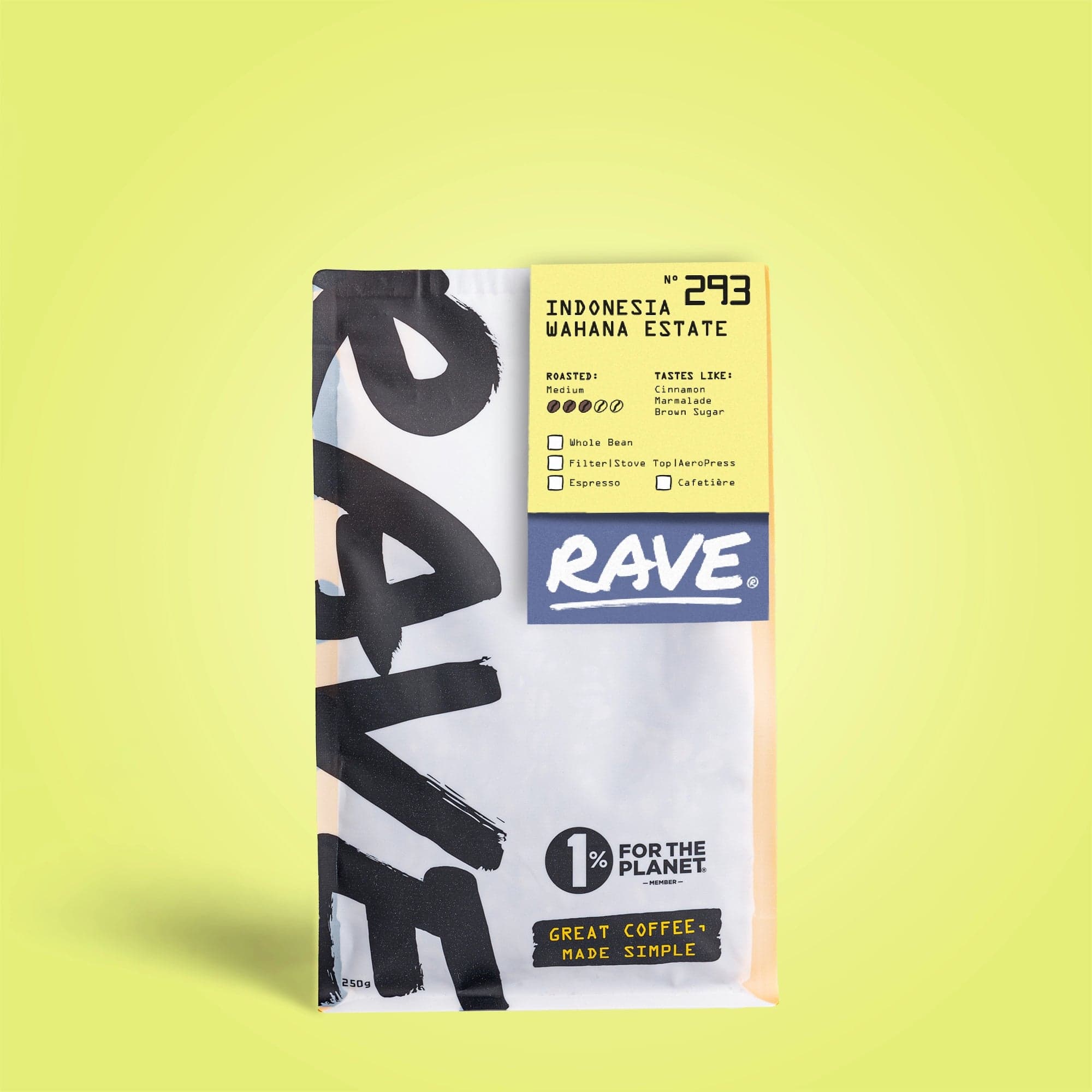 Indonesia Wahana Estate Nº 293 Small (250g) / Whole Bean