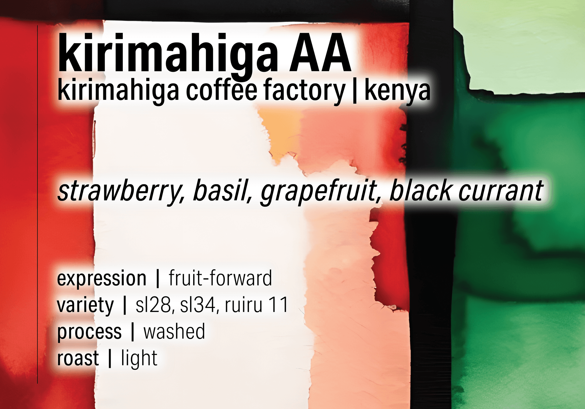 Kirimahiga AA - Washed Kenya - Kenya