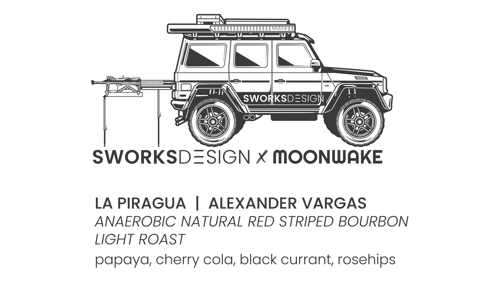 Light Roast - Finca La Piragua - Natural Red Stripe Bourbon - Colombia