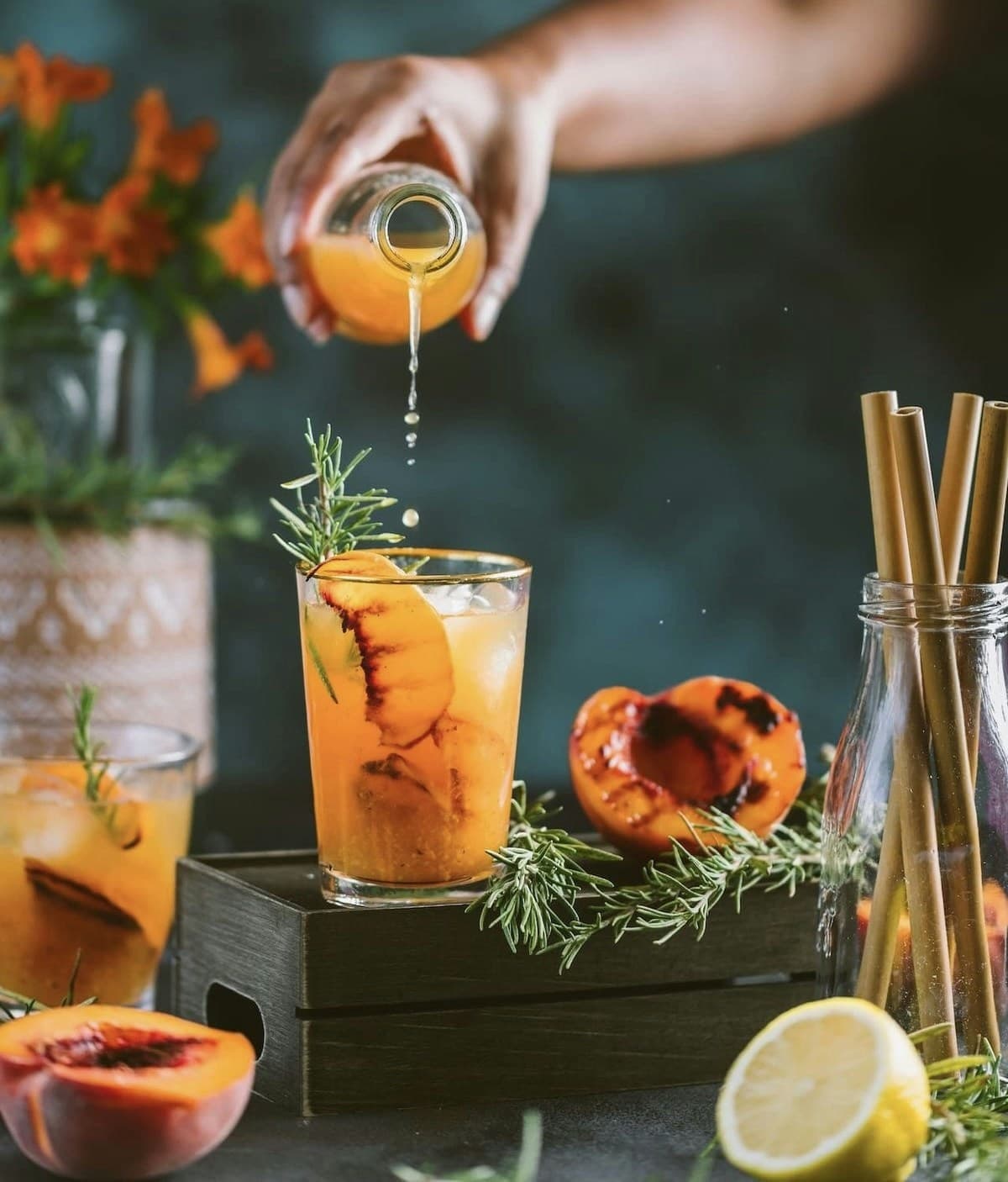 Nectarine & Black tea