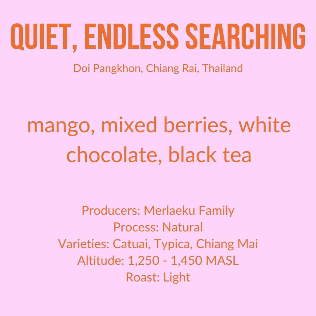 Quiet Endless Searching, Natural